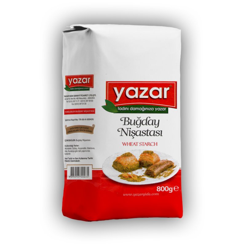 Yazar Buğday Nişastası 800 Gr x 10 Paket